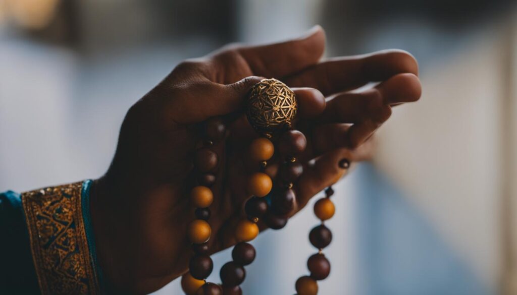 best practices for using Muslim prayer beads