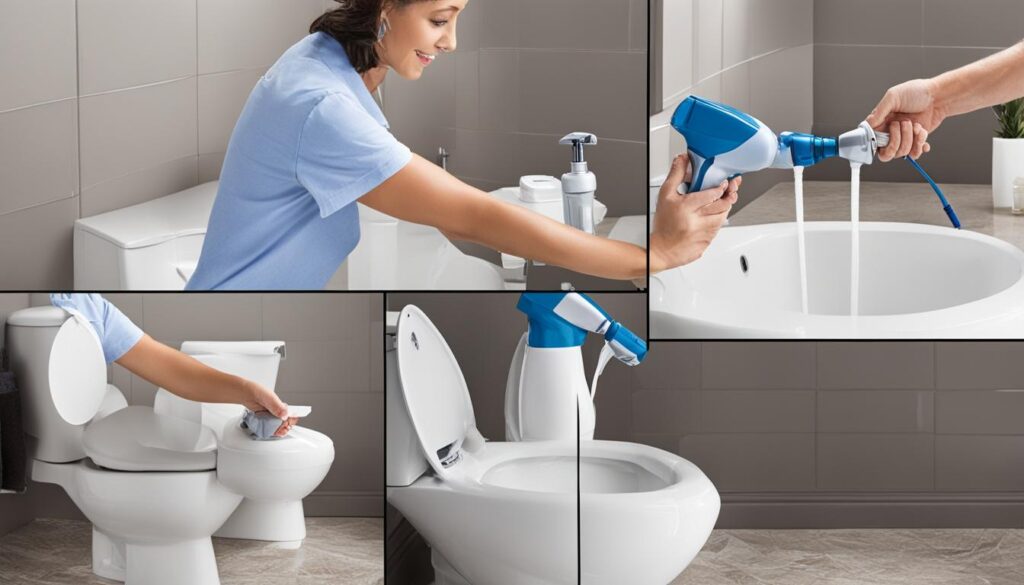 hand-held bidet sprayer
