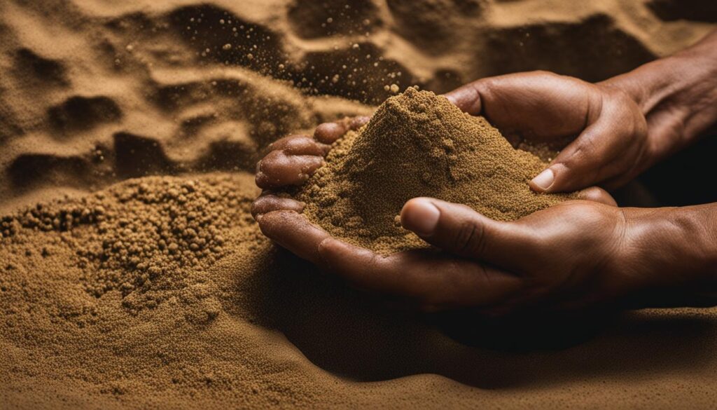 sand ablution techniques